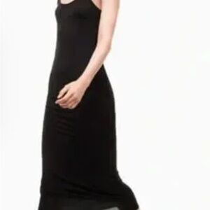 Aritzia Babaton Classic Black Maxi Dress